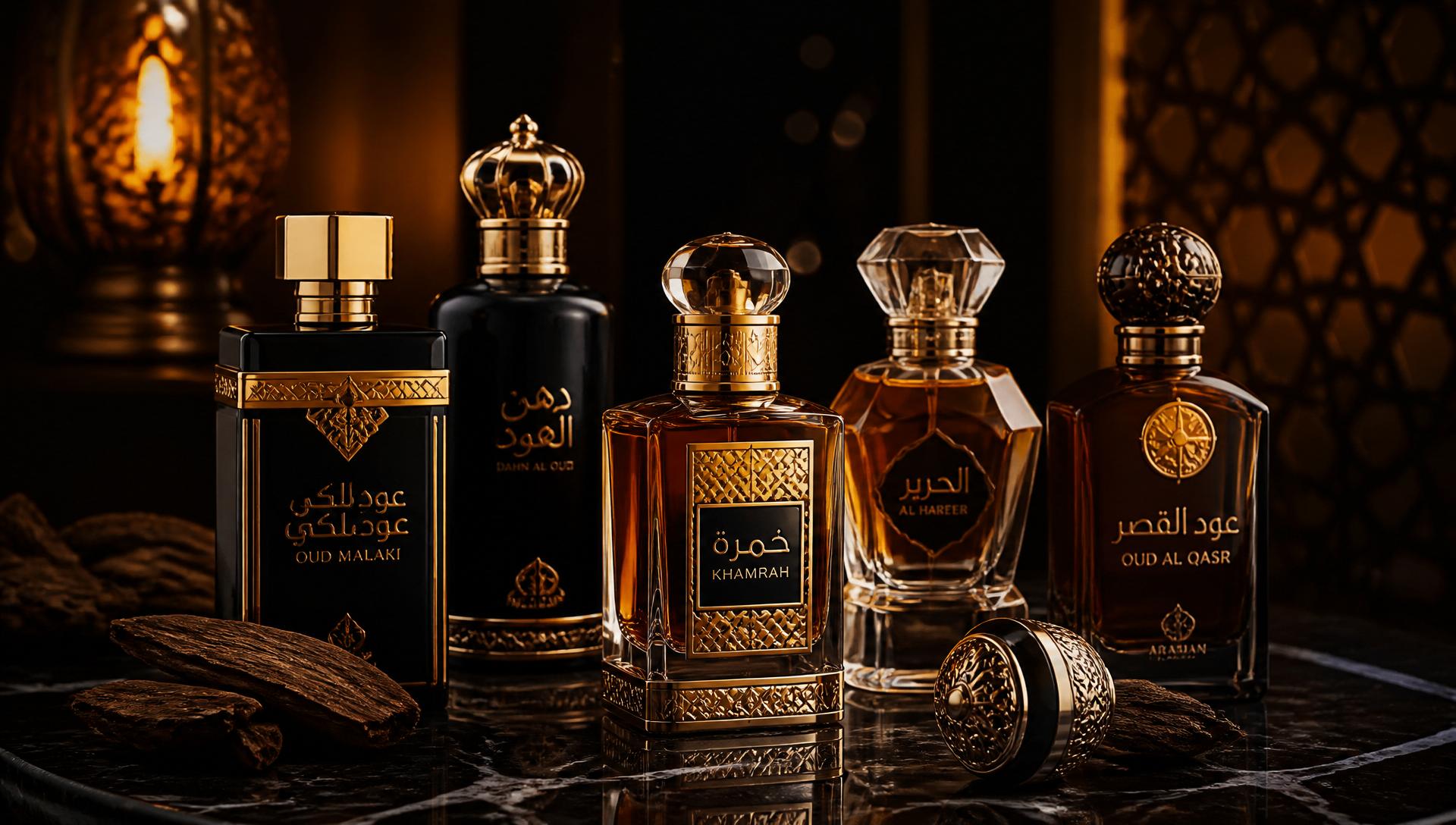 Perfumes árabes luxuosos